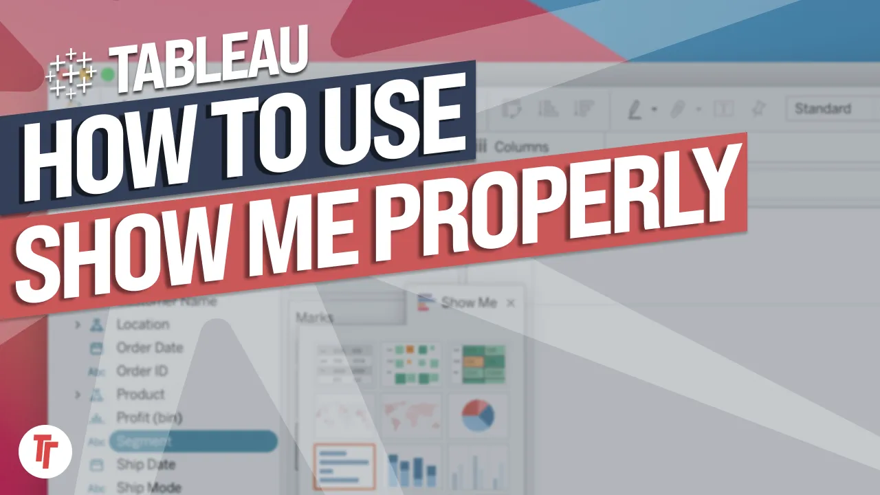 How to use Show Me in Tableau!