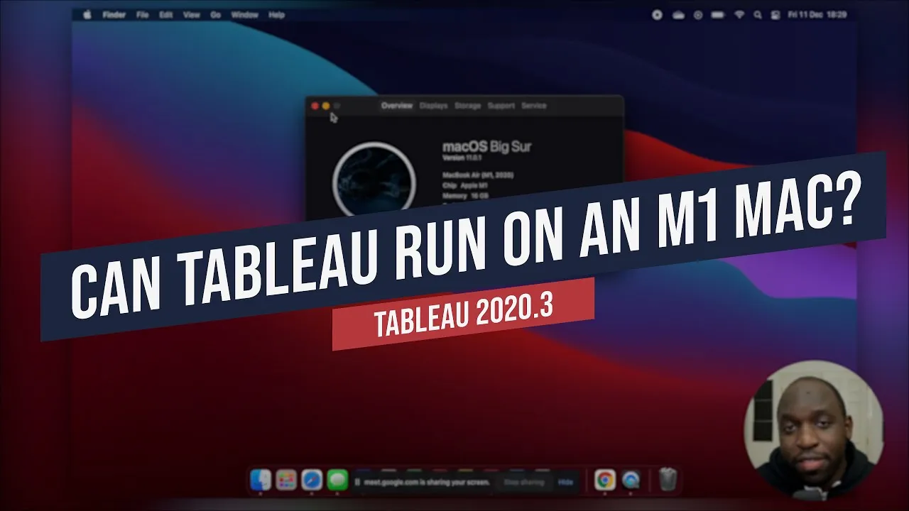 Tableau on the M1 Macs.