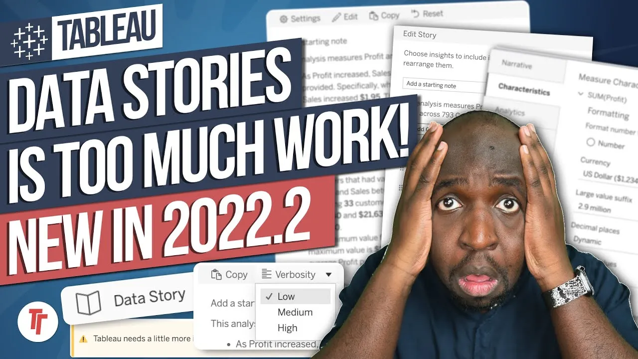 Tableau Data stories - New in Tableau 2022.2