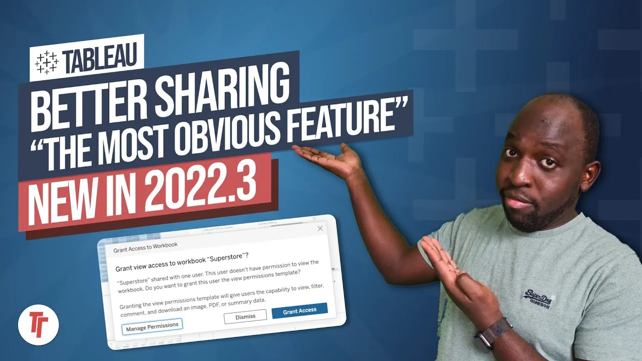 Improved sharing experience with permissions | New in Tableau 2022.3