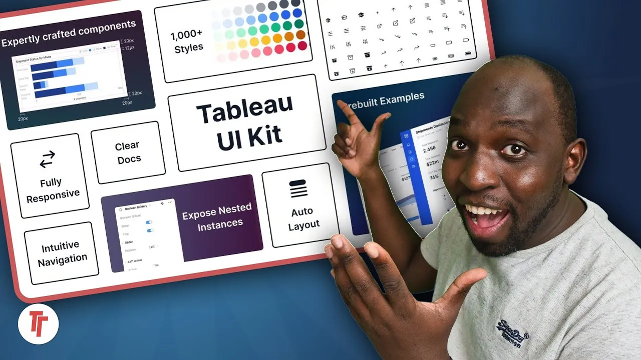 Tableau UI Kit: Streamline Dashboard Creation with this tool | with Robert Janezic