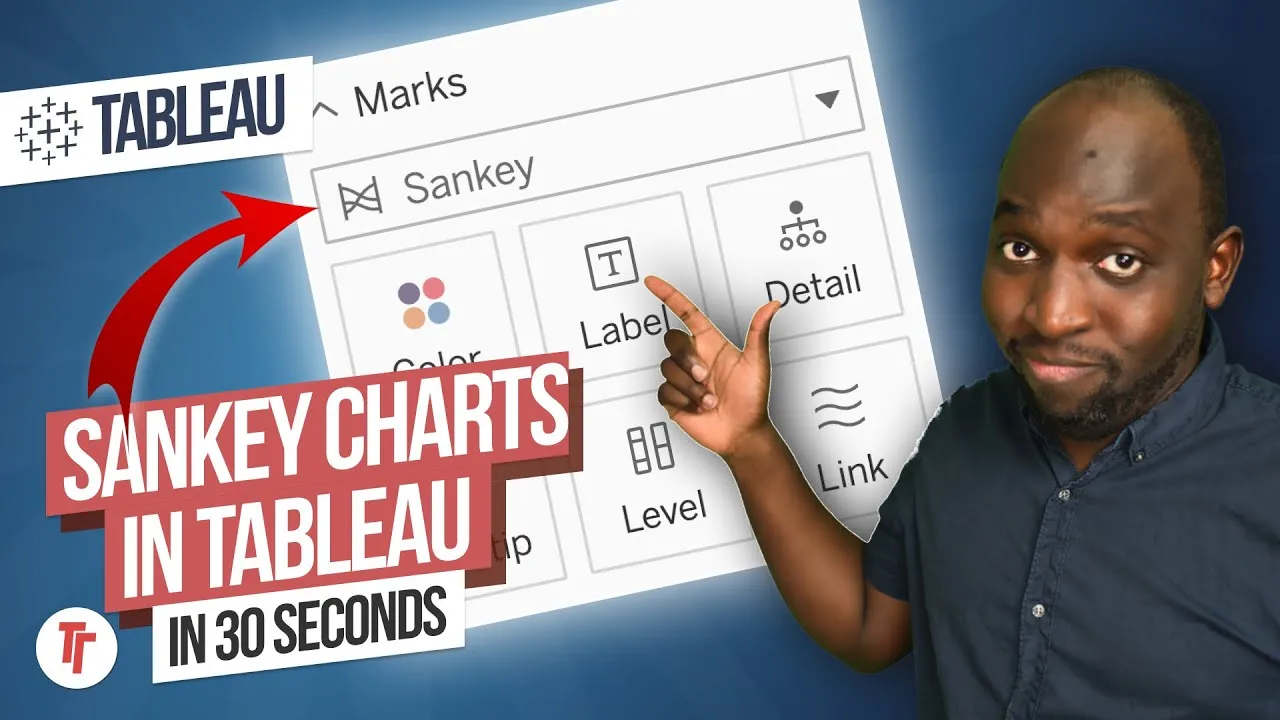 Build Sankey Charts in Tableau Public in 30 seconds | Tableau Public Vizart Pilot