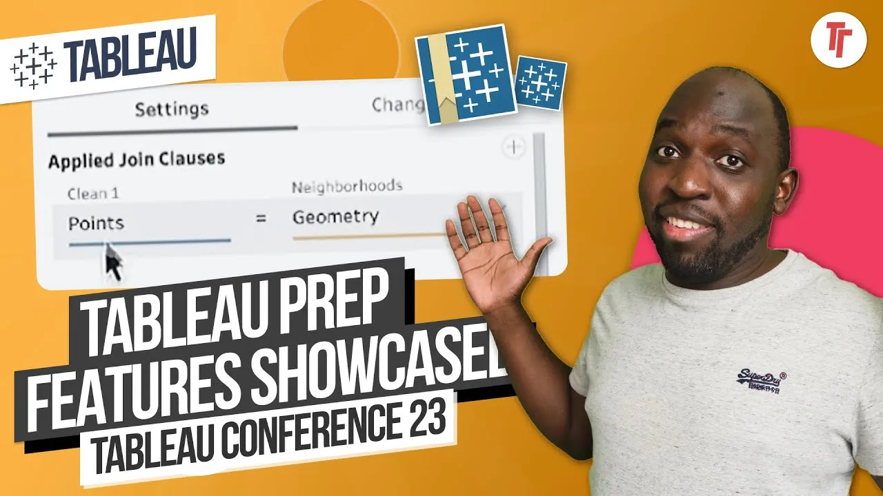 Tableau Prep Showcased at Conference - | Announced at Tableau Conference 2023