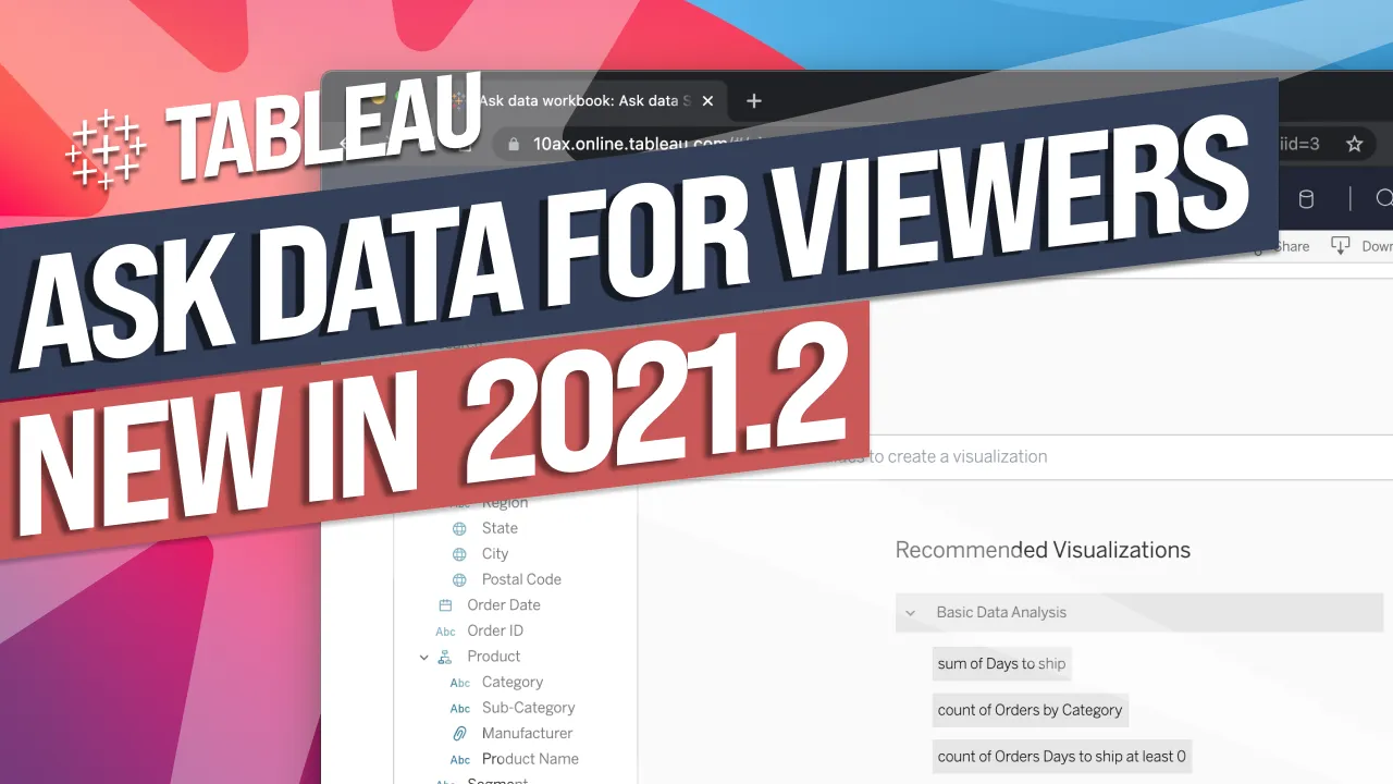 Ask data for Viewers & new guided search interface. New in 2021.2