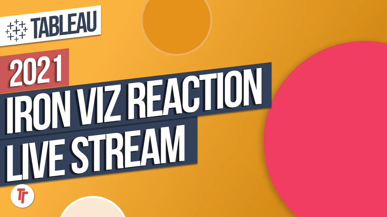 Iron Viz (2021) reaction Livestream - Tableau Conference 2021
