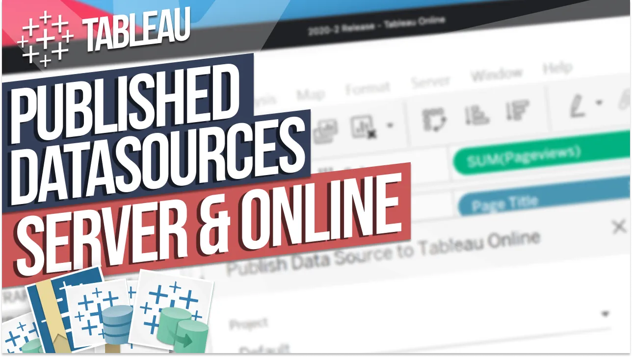 Publishing data sources to Tableau Server & Tableau Online: Tableau Tutorial for Beginners: