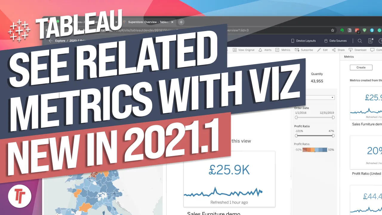 See related metrics: New inTableau 2021.1