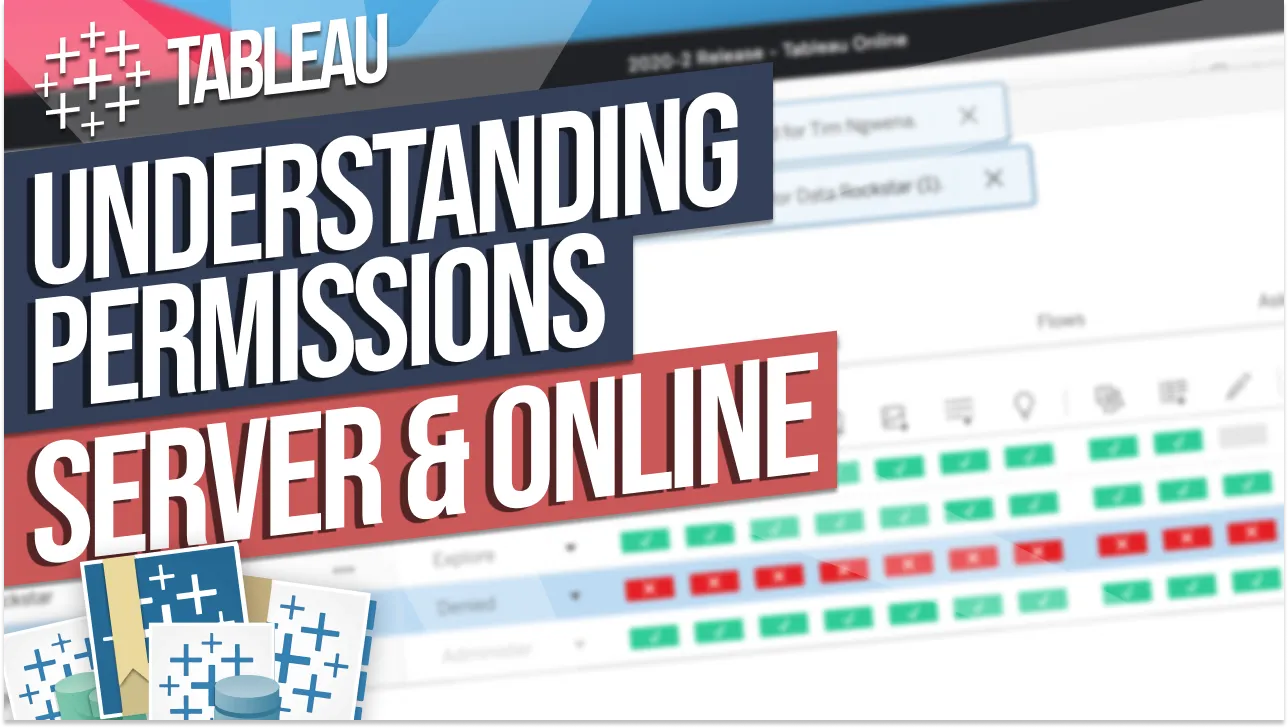 Tableau Tutorial for Beginners: Tableau Server & Tableau Online Permissions: Part 1