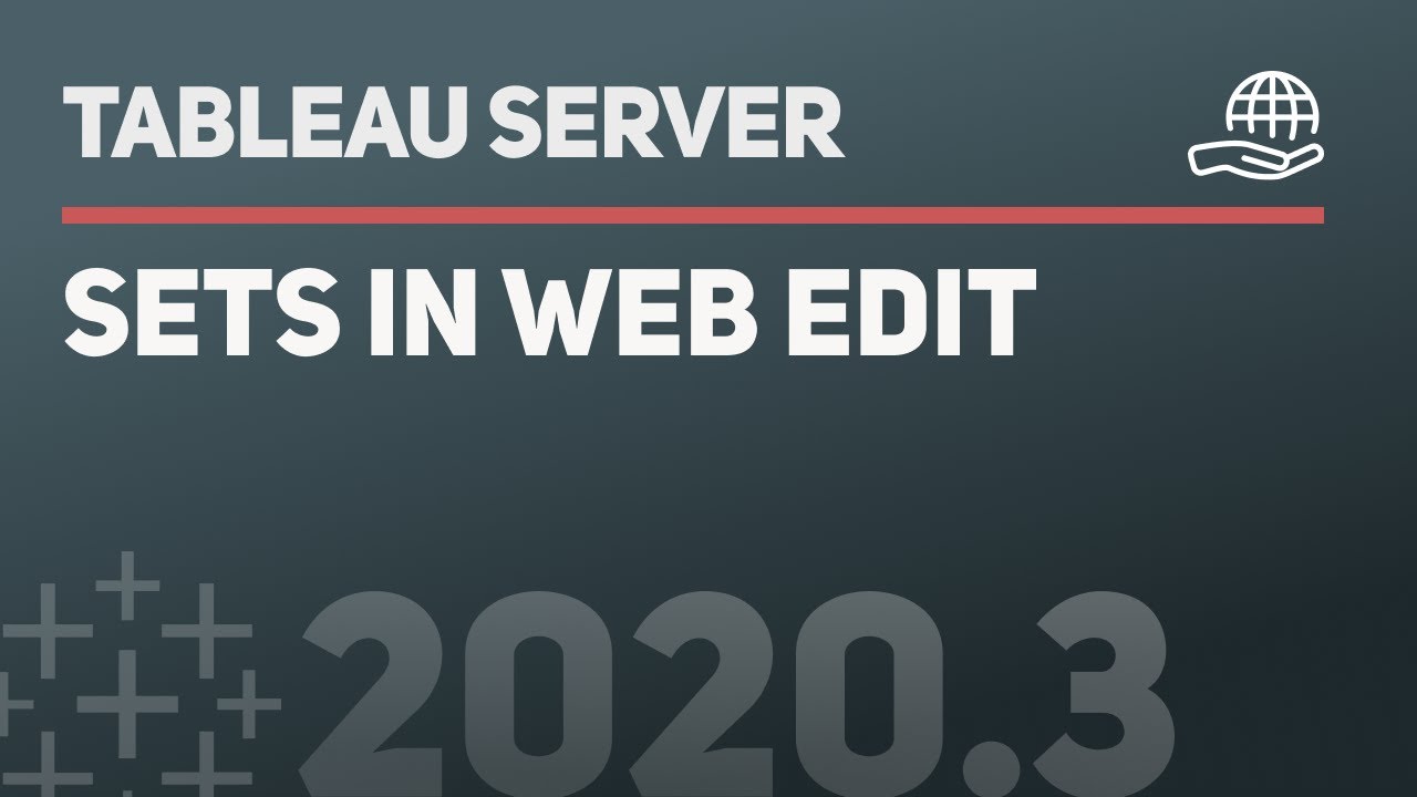 How to create sets in web edit with