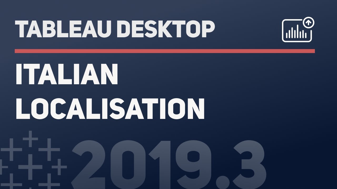 How to enable Support For Italian language in Tableau Desktop 2019.3