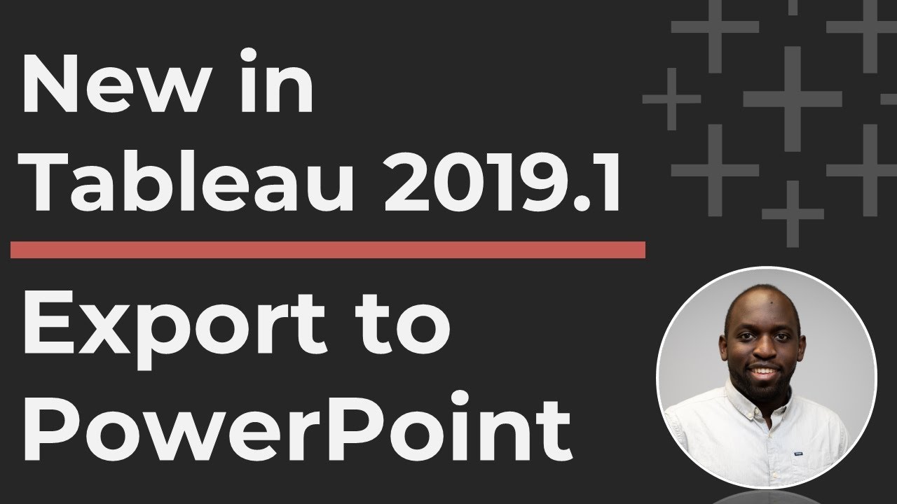 How to export to PowerPoint in Tableau Desktop 2019.1 and newer