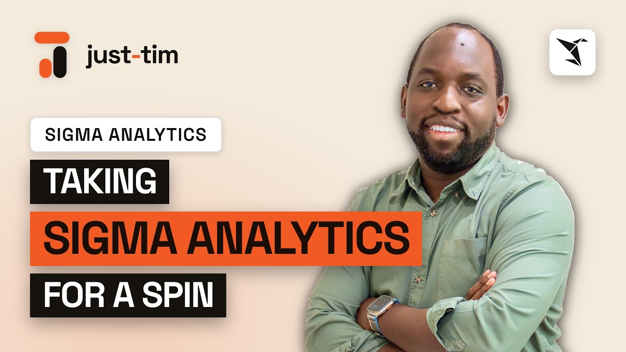 Sigma analytics walkthrough: building a dashboard from scratch