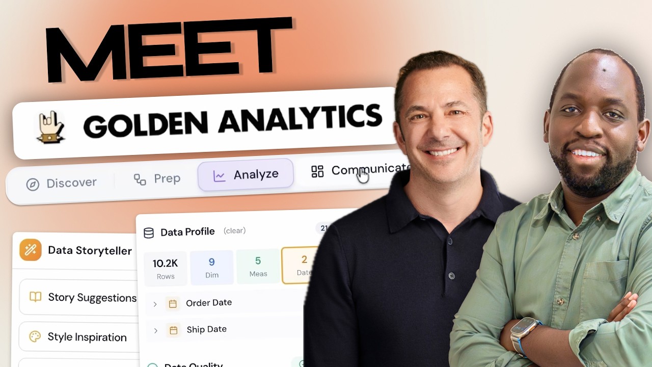 Meet Golden Analytics, an AI-Native BI tool: With Francois Ajenstat