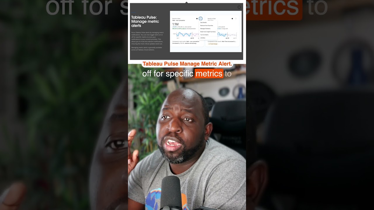 Mute Metric Alerts in Tableau Pulse  #Tableau #TableauPulse #Notifications