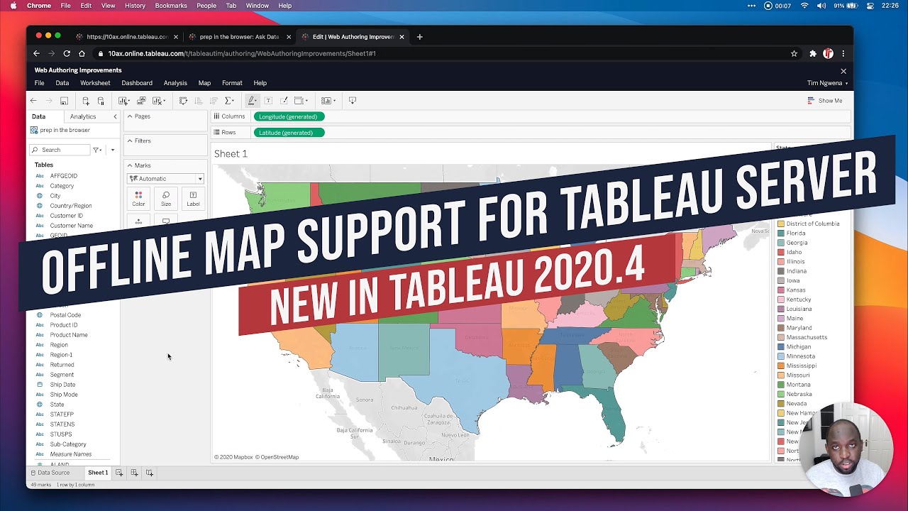 Offline map support for in web authoring