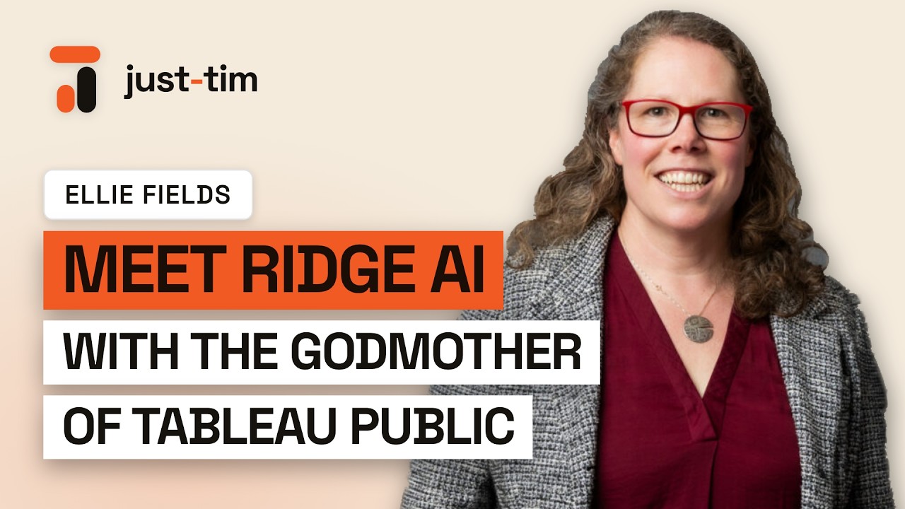 Ridge Ai with Tableau Public’s “Godmother” - Ellie Fields