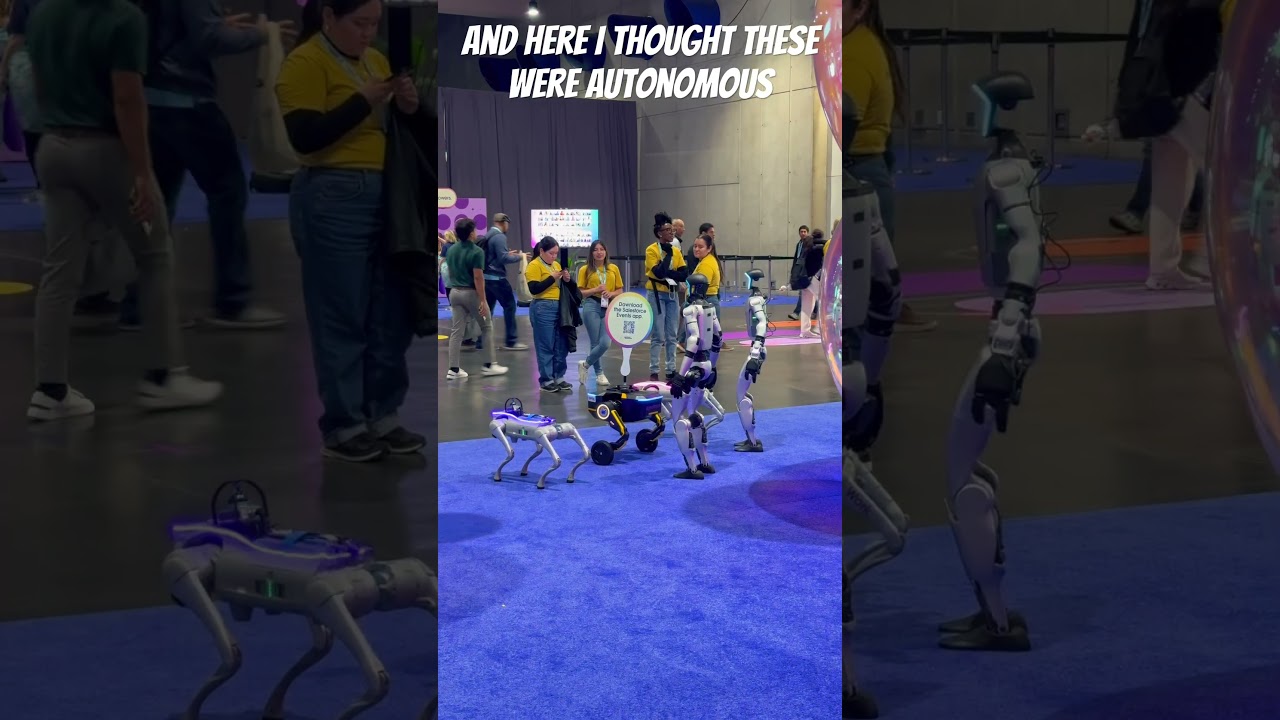 Robots at Tableau Conference #tc25 #tableau #salesforce