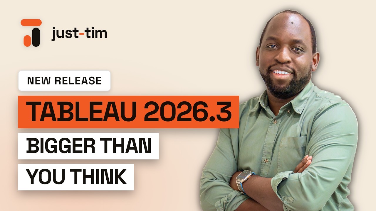 Tableau 2026.3 release notes: what's new in Cloud, Desktop and Server