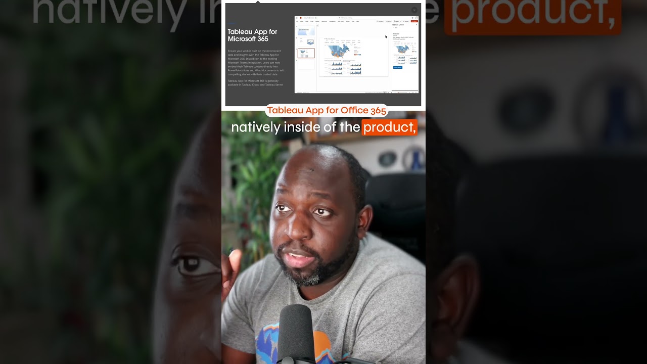 Tableau Just Landed Inside PowerPoint and Word #Tableau #Microsoft365 #PowerPoint