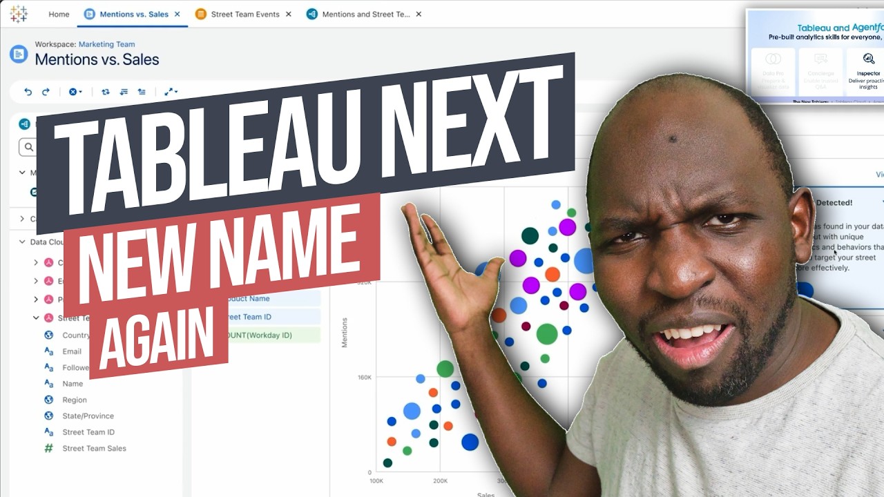 Tableau Next: New Name (again) Same Vision