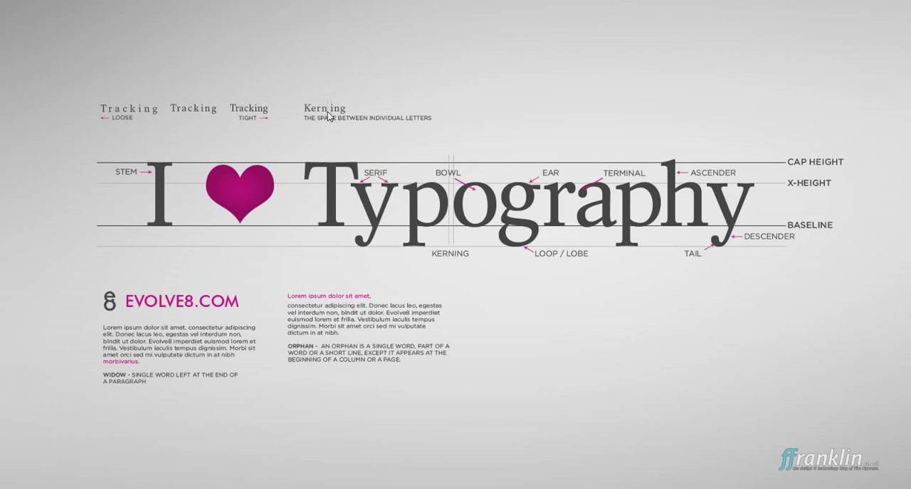 The Anatomy of Typography