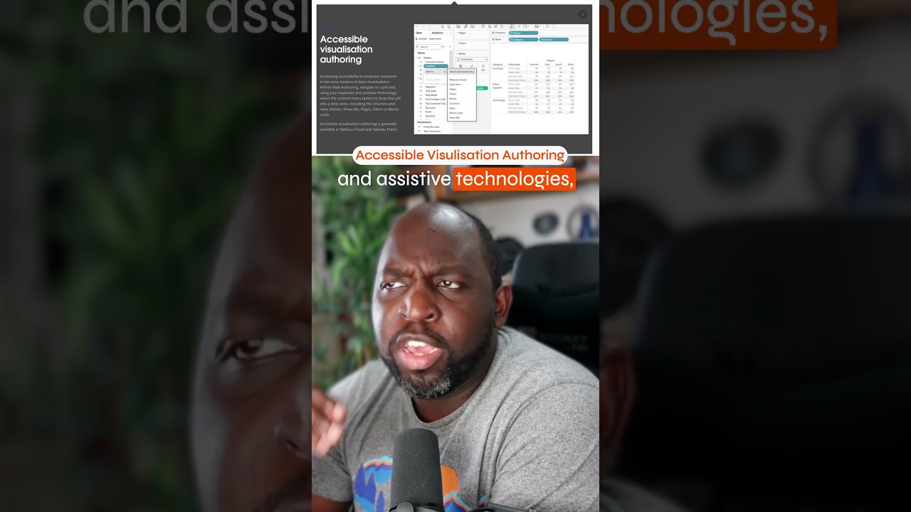 You Should Try Tableau With Accessibility Settings ON #Tableau #Accessibility #tableaucloud